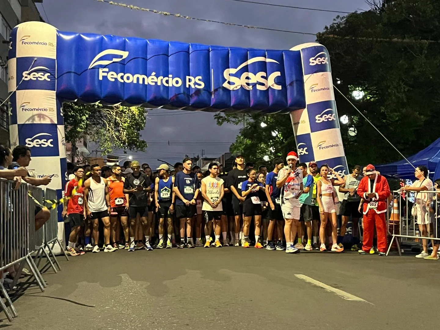 Corrida de Natal mobilizou 350 participantes